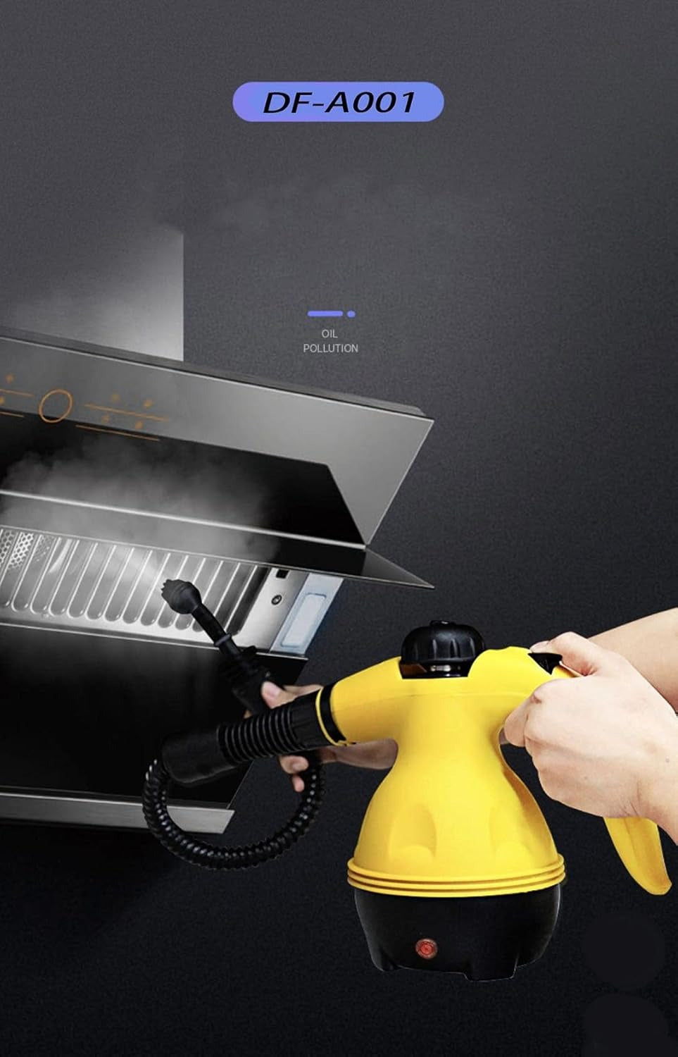 Handheld Steam Cleaner, High Temperature Pressurized Steam Cleaning